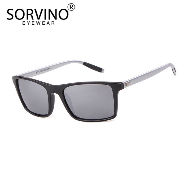 

sorvino retro slim frame square sunglasses women men polarized 2018 brand fashion 80s 90s mirror black sun glasses shades sp238, White;black