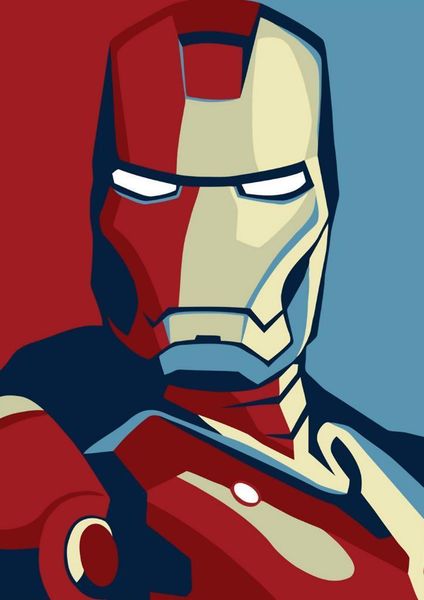 

Железный Человек искусство шелк плакат 24x36inch 24x43inch