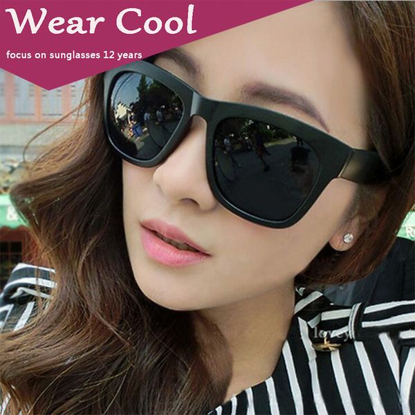 

wear cool gafas 2018 fashion women sunglasses brand designer luxury vintage sun glasses big frame eyewear women glasses uv400, White;black