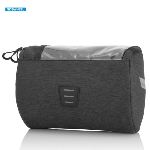 

pre-sale roswheel 111467 3l capacity bike front handlebar bag bicycle basket