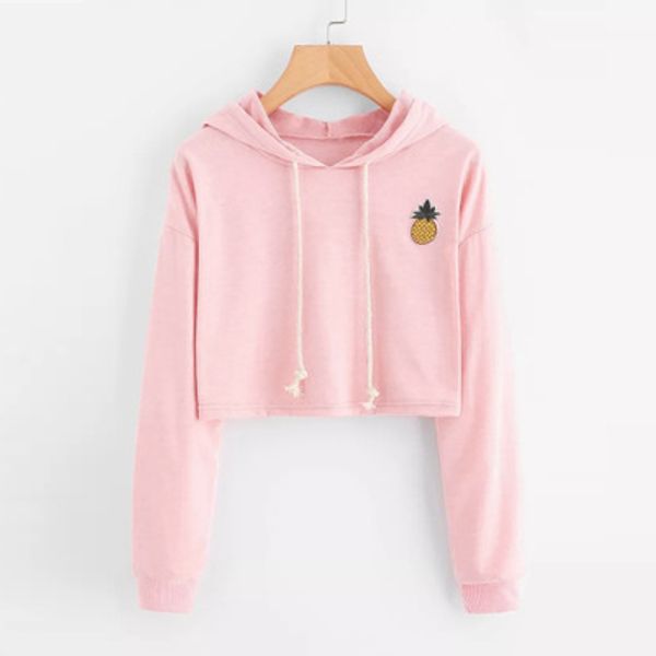 sudadera corta mujer