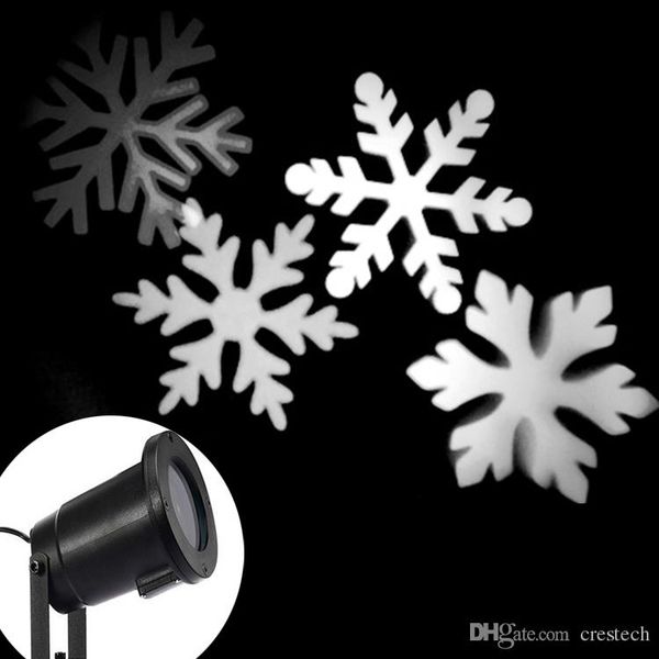 

холодный белый снег перемещение снежинка проектор ac100-265v ес сша великобритания au plug снег перемещение светодиодные украшения xmas ламп