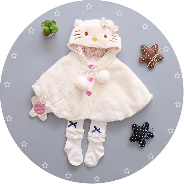 

cola baby girl hooded outerwear coat spring autumn warm outfits infants winter clothing coat toddlers thicken clothes, Blue;gray