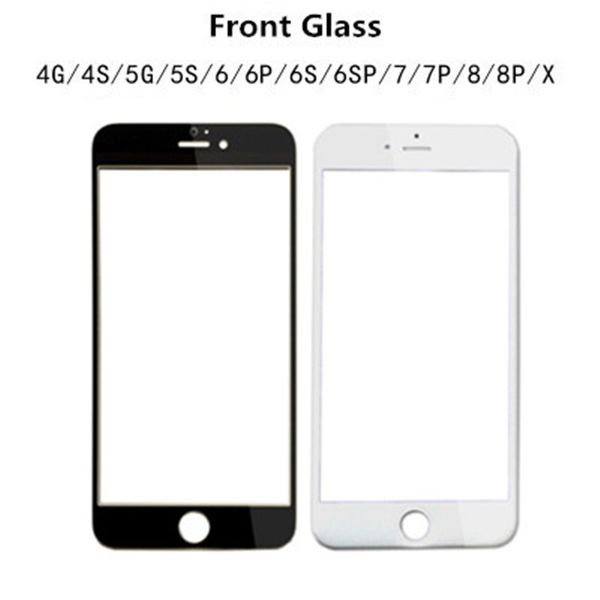 

хорошее качество передний внешний сенсорный экран стеклянная панель для iphone 5 5s 6 plus 6s 6s plus 7 8 plus запасные части для ремонта с