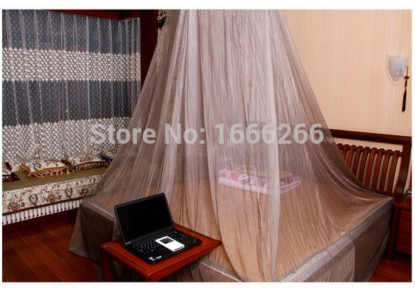 

hung dome mosquito net bed canopy 003