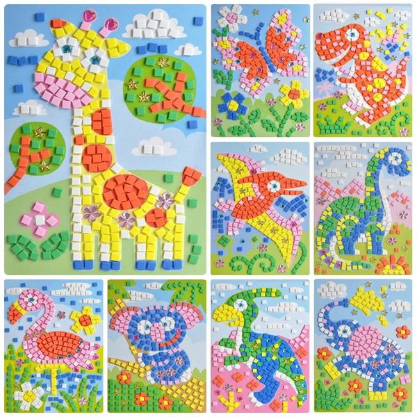 

3d наклейки из мозаики из пенопласта с мозаикой и бриллиантами