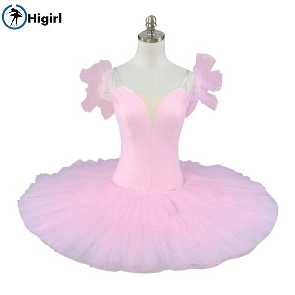 

персик фея профессиональная пачка девушки без украшений блин пачка костюм классический балет bt9111a, Black;red