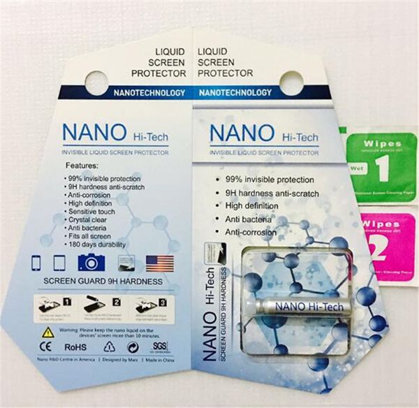 

1мл liquid nano technology протектор экрана протектор жидкого стекла для телефона изогнутого края анти царапин закаленного стекла