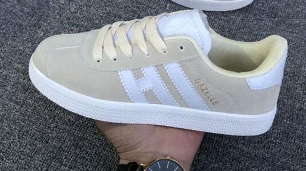 

ell quality wholesale 2017 men women casual gazelle trainer chukka black pink lightweight breathable walking hiking shoes 36-44