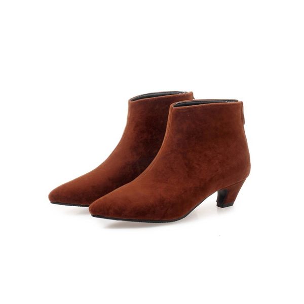 ladies kitten heel ankle boots uk