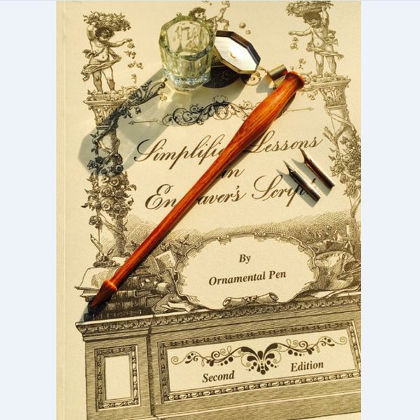 

hand made solid wood oblique calligraphy pen set copperplate script antique adjustable flange dip pen with 2 nibs 1 fount, Black;red