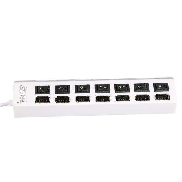 

7 port usb 2.0 hub sharing switch adapter for pc desklaphigh speed
