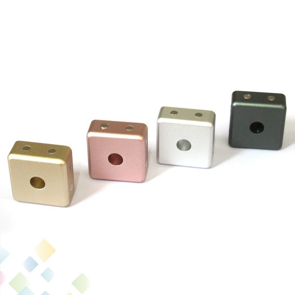 

Magnet Aluminum Base Metal Holder Display with Strong Magnetic for 510 RDA RBA Tank Atomizers Ecig 4 Colors Limitless Connection