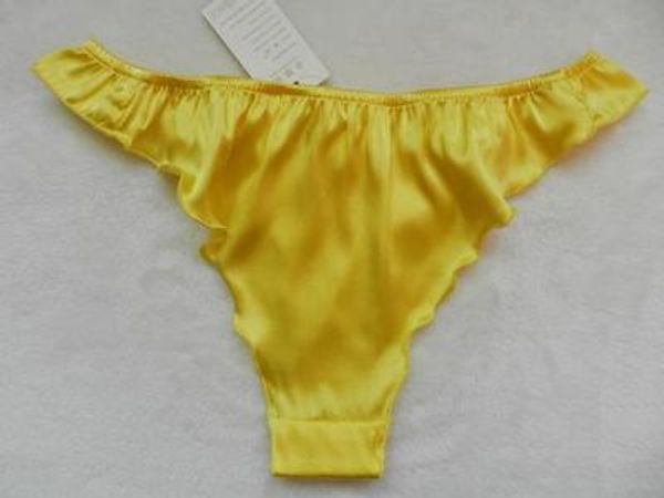 

ms. silk underwear 100% silk thong t pants large size, Black;white