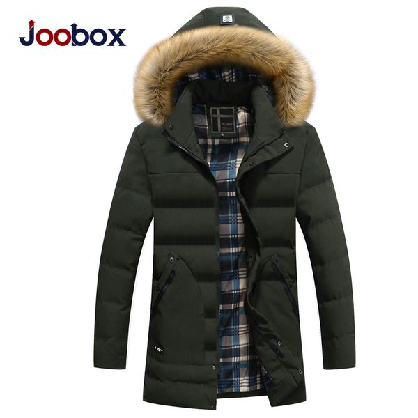 

2018 new parkas men winter parkas thick warm windproof hat detachable zipper for male plus size l-xxxl casual jackets man, Black
