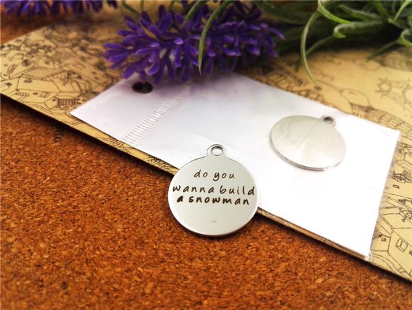 

40pcs--"do you wanna build a snowman"stainless steel charms more style for choosing diy charms pendants for necklace, Bronze;silver