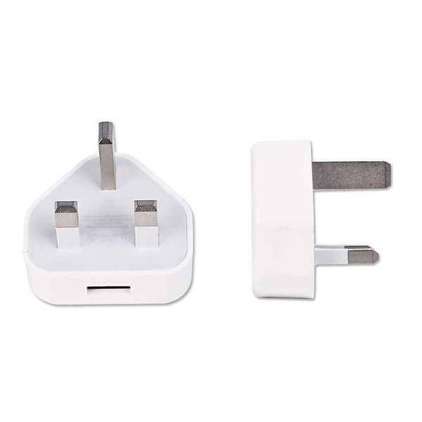 OEM Белое UK штепсельное USB заряжатель заряжателя AC заряжателя AC заряжателя силы USB для iPhoneX / 8 / 8Plus / 7 / 7Plus / 6s / 6 + DHL freeshipping