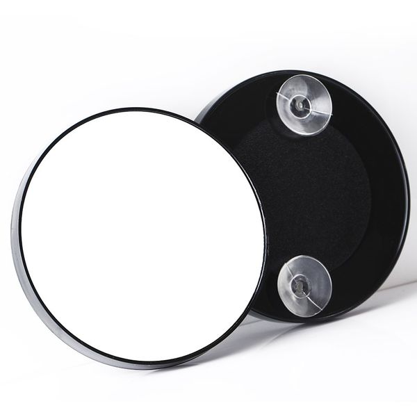 10 X Magnifying glass Mirror wall small Round compact  Mirror with two Suction Cups/suckers