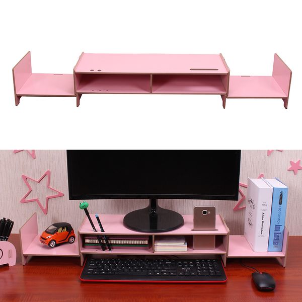 2019 Diy Multipurpose Desk Organizer Monitor Stand Riser Large