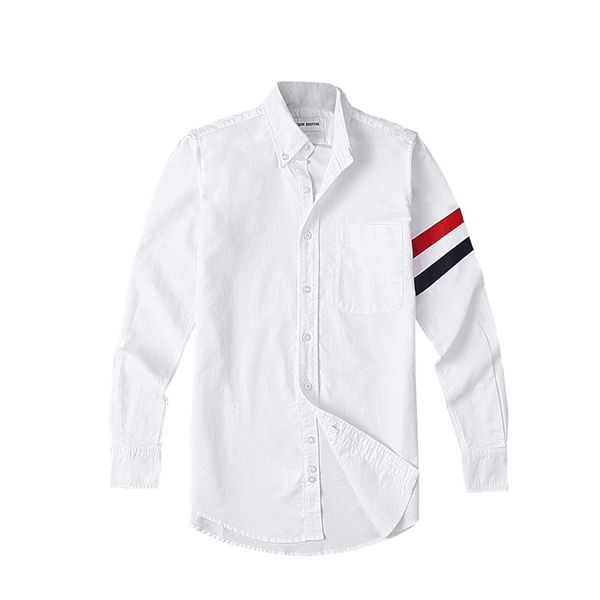 

Новый мужской дизайнер футболка ТБ классический двойной рукав три цвета ленты мо