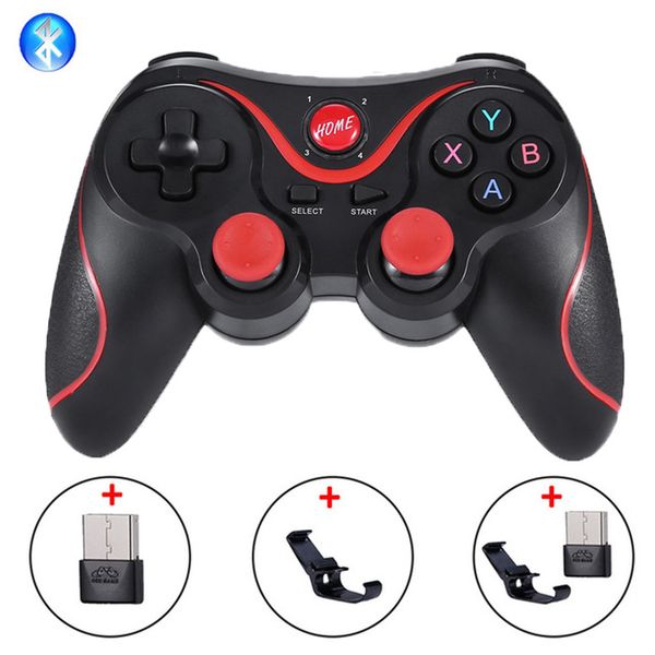 

x3 wireless bluetooth 3.0 gamepad remote control joystick game controller for pc phone tablet android smartphone pk t3 s3