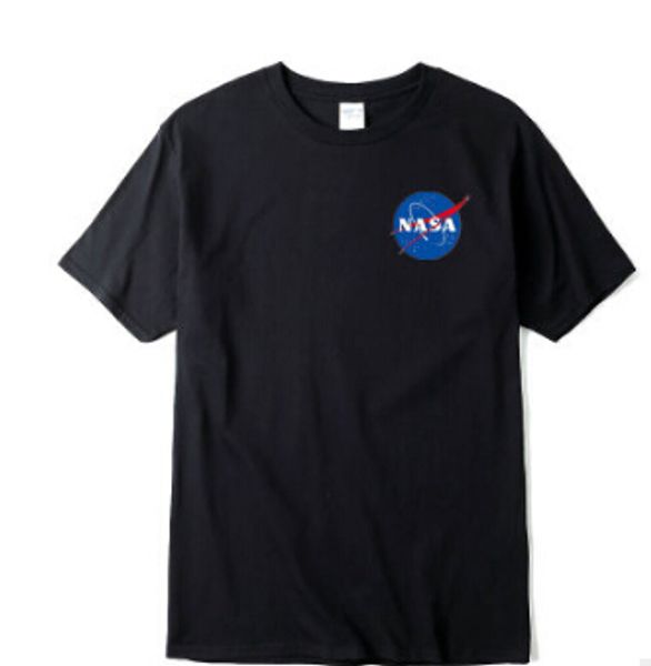 

men ma1 tshirts nasa fashion tees summer casual leisure cool short sleeved tshirt, White;black