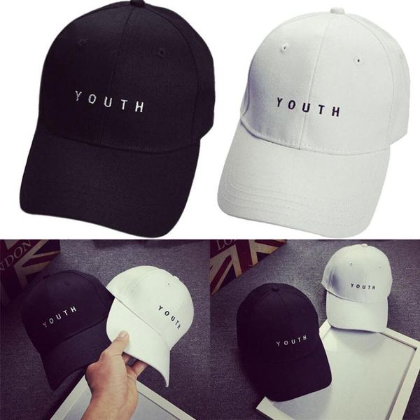 

women's tennis cap new 2018 panama embroidery cotton baseball cap youth boys girls hip hop flat hat men dropship, Black;white