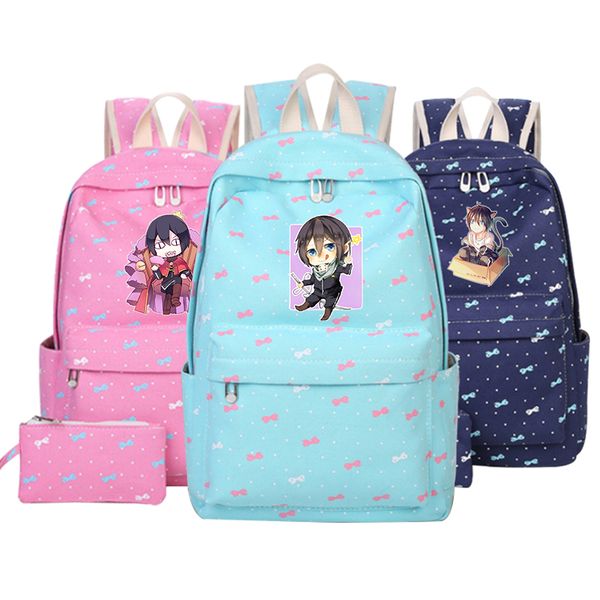 

noragami aragoto yato children schoolbag back pack japanese anime cosplay book bag travel backpacks for children girls boys