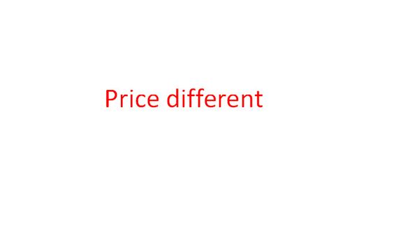 

price different from each model or each shipping cost