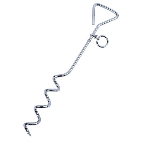 40cm METAL CORK SCREW DOG TETHER ONLY 1 SUPPLIED