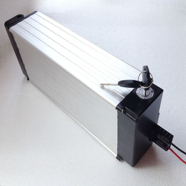 

rear battery electric bike 48v 20ah 18650 batteries 30a bms for 750/100w motor 54.6v 2a charger