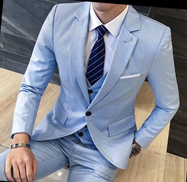 

men suit fashion slim fit solid terno masculino autumn winter casual mens formal wear business dress suit men groom tuxedos, White;black