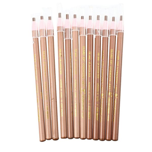 

hhff 12 eyebrow eye brow pencil makeup cosmetics waterproof light brown