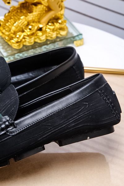 

2018 office men dress shoes italian wedding man casual shoes oxfords suit man flats leather shoes zapatos hombre big size eur 38-44, Black