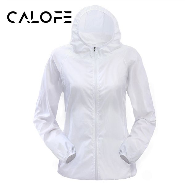 

calofe women men outdoor sports windproof quick dry jackets rain jacket sunshade coats outwear candy color thin section, Black;red