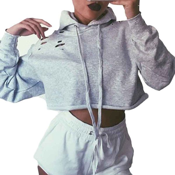 

2018 sweatshirt women hoodie sweatshirt crop pullover sudaderas mujer moletom feminina, Black
