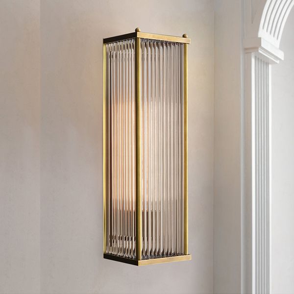 

postmodern glass wall lamp american living room crystal sconces restaurant bedroom corridor crysta lamps bathroom mirror light wall sconce