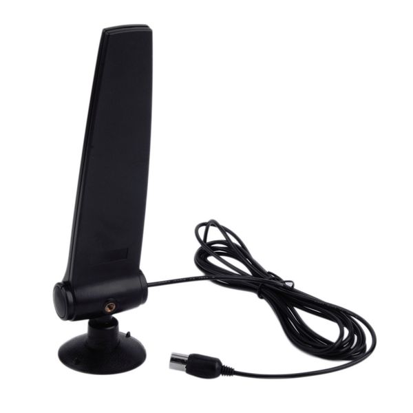 Freeshipping Antena de TV Digital Amplificada Indoor 18dBi Sinal de Antenas Wi-fi Sem Fio Aéreo com Cabo de Extensão Para DVB-T Receptor de TV HDTV