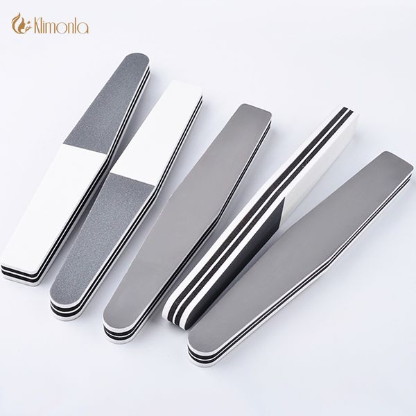 

25pcs/lot nail buffer block files white grey sandpaper nail art sanding uv gel polish manicure pedicure makeup salon tools