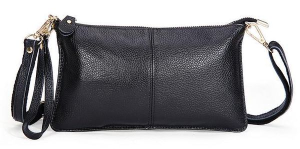 

12 colors 100% real skin clutch 2017 women genuine leather handbag shoulder bag calfskin crossbody bags bolsa feminina m167