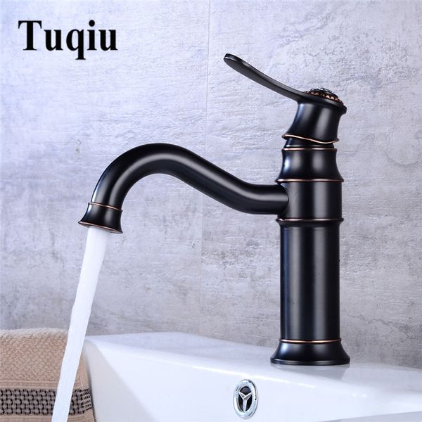 

bathroom faucet black lavatory tap single handle cold switch water mixer tap wash basin bathroom deck mounted basin faucet