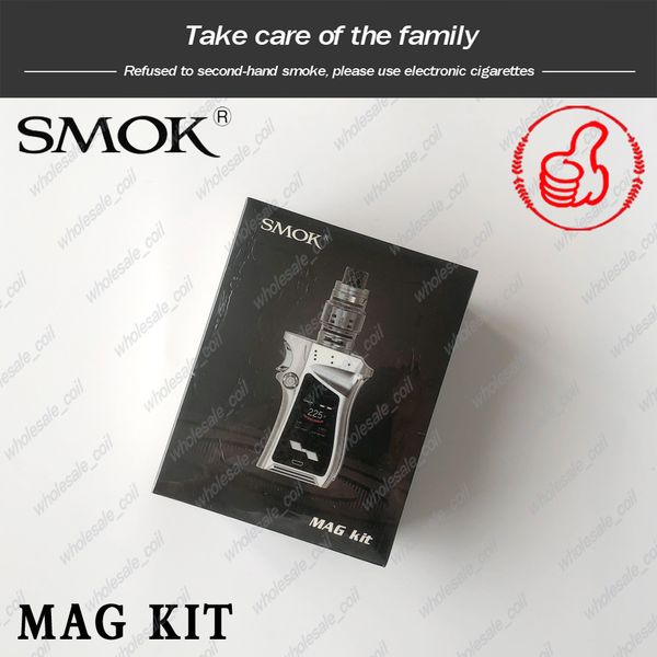 

Аутентичные SMOK Mag 225W Kit Right-Edition VW TC 18650 Аккумулятор Mod 2 8 мл TFV12 Принц-танк-распылитель Smoktech DHL Бесплатно