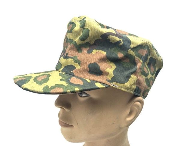 

german army elite spring and autumn oak camo reversible summer cap, Black;white