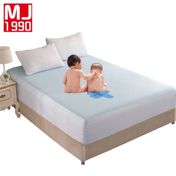 

100% cotton waterproof mattress smooth protective case be applicable bed breathable dust-proof flood prevention mattress cover sheet