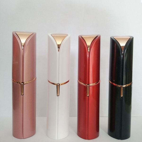 

4 color painle electric women lip tick haver razor wax hair remover trimmer having machine lip tick having tool 20 pc lot dhl