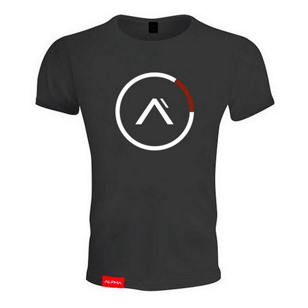 

men's sport short sleeved t-shirt.round collar casual t shirt with front print fit body style for running and exercise, White;black