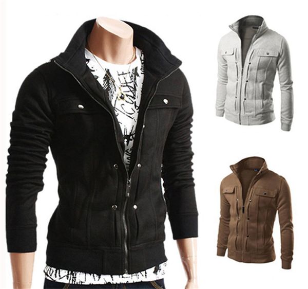 

красивый 2018 топ тонкий мужская толстовка повседневная мужчины спортивные костюмы удобные популярные для мужчин толстовка азиатский размер, Black;brown