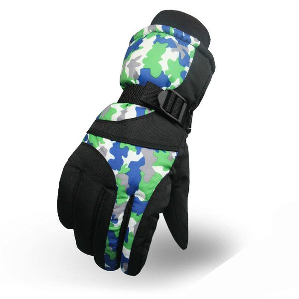 

men's outdoor warm ski camouflage gloves waterproof antiskid wearable riding gloves for male