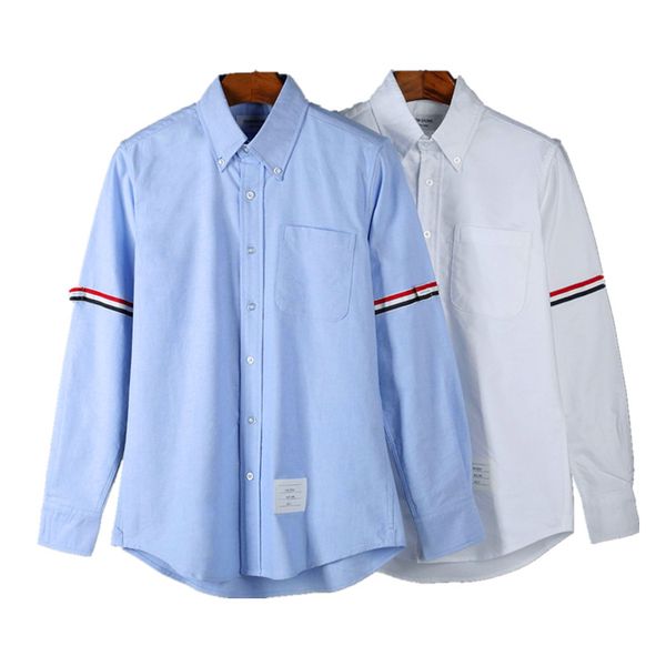 

Новый мужской дизайнер футболка ТБ классический двойной рукав три цвета ленты хл