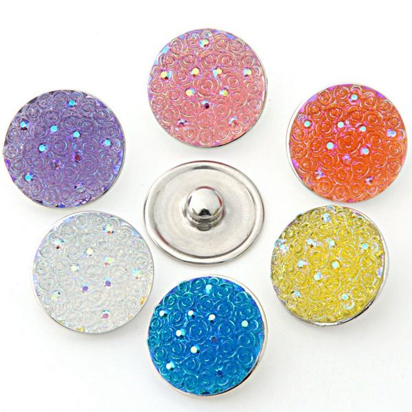 

noosa chunks snap button jewelry diy resin 18mm snap buttons for bracelet women snaps jewelry